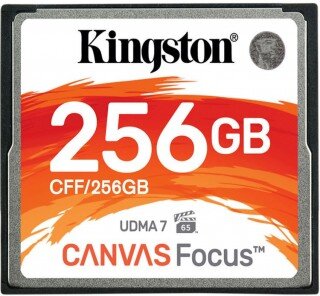 Kingston Canvas Focus 256 GB (CFF/256GB) CompactFlash kullananlar yorumlar